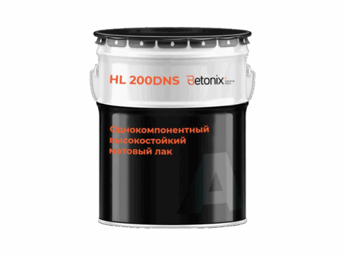 BETONIX HL 200DNS (прозрачный матовый), 1к 8кг, матовый лак на основе акрил-уретана